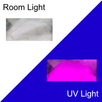 UV Light Reactive Pink Powder